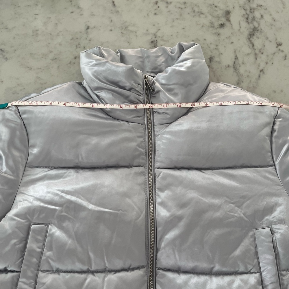 Silver Puffer Jacket - Picture 10 of 11